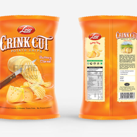 Crink Cut Potato Chips (Buttery Cheese)