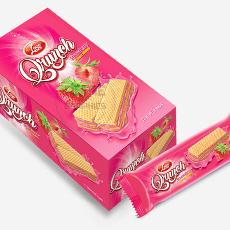 Qrunch Wafers Box Strawberry