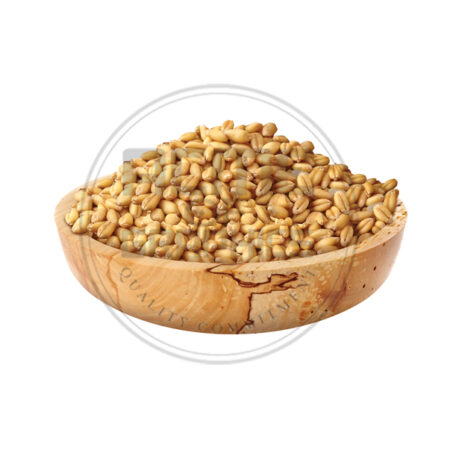 Wheat in Wooden Bowl